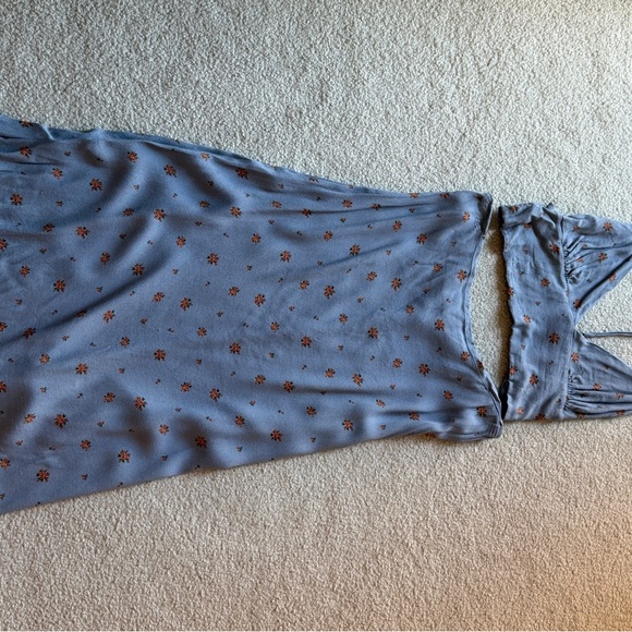 Reformation Blue Floral Set Skirt and Top - Picture 3 of 6